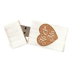 Mr & Mrs Laser Engraved USB Flash Drive