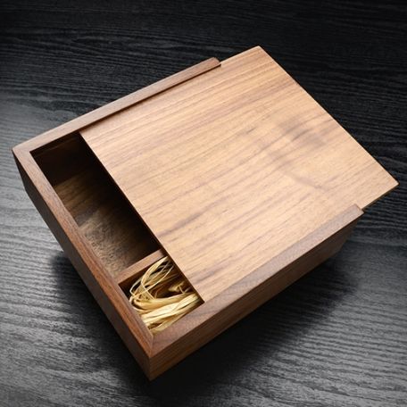 Wooden Photobox with Removable Lid - 4x6 Photo Box